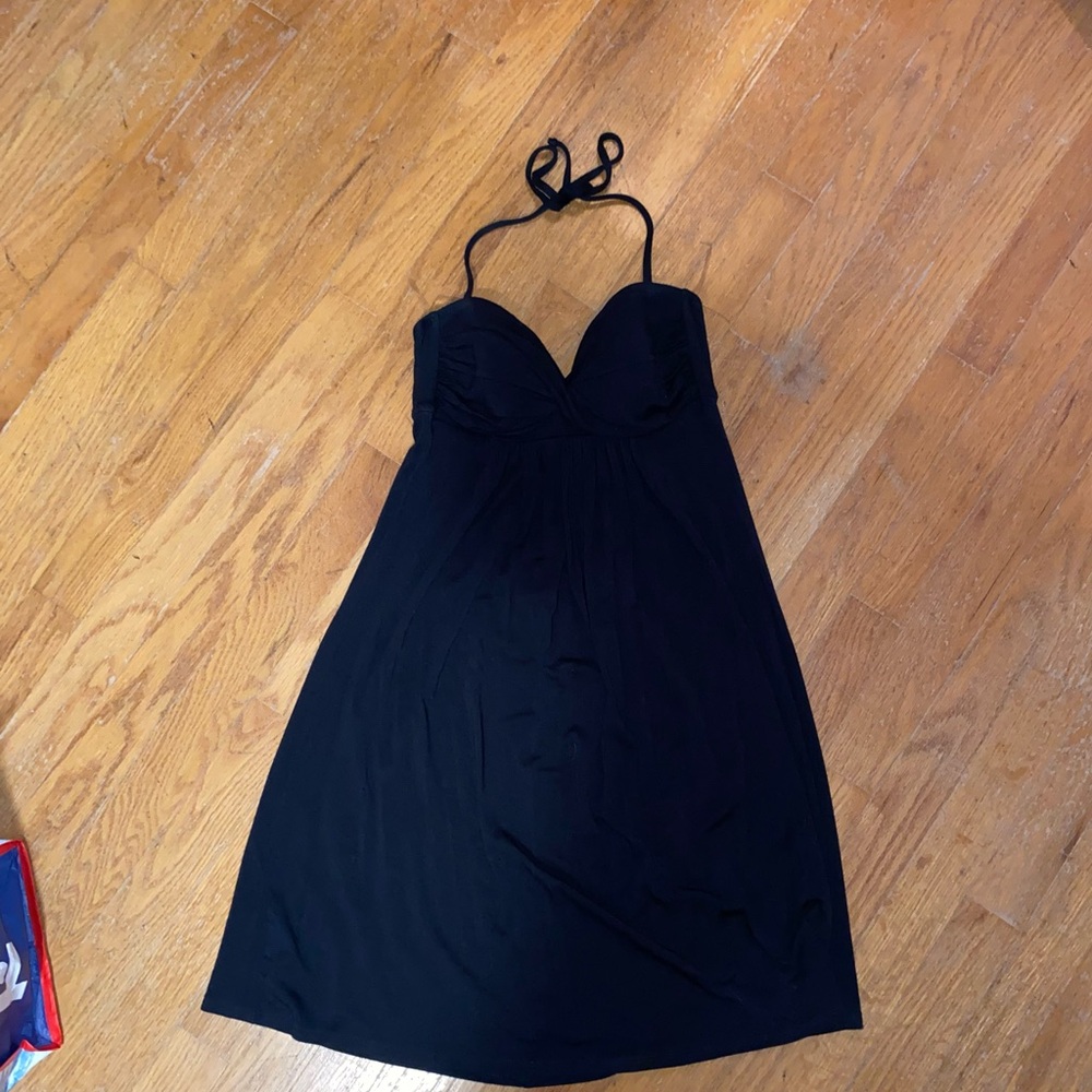 Black Strapless Dress